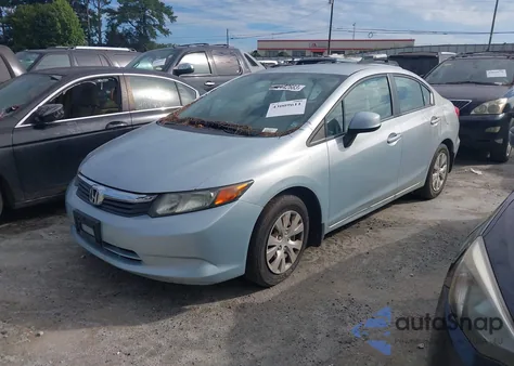 2012 Honda Civic Lx from USA, damaged, VIN 19XFB2F57CE007297